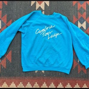 Vintage Turquoise Crew Neck